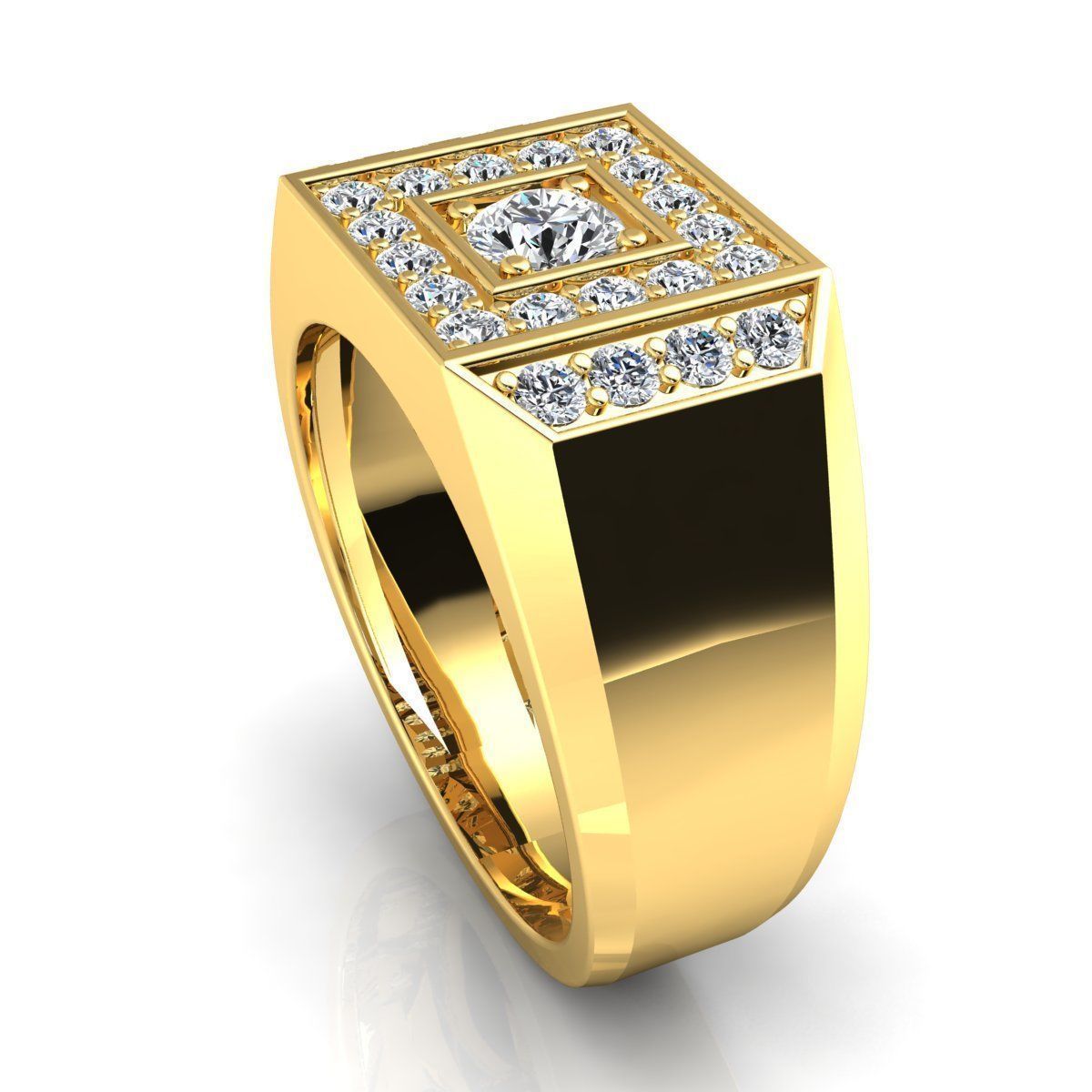 Mens Ring 3d Print Model 3D print model_12