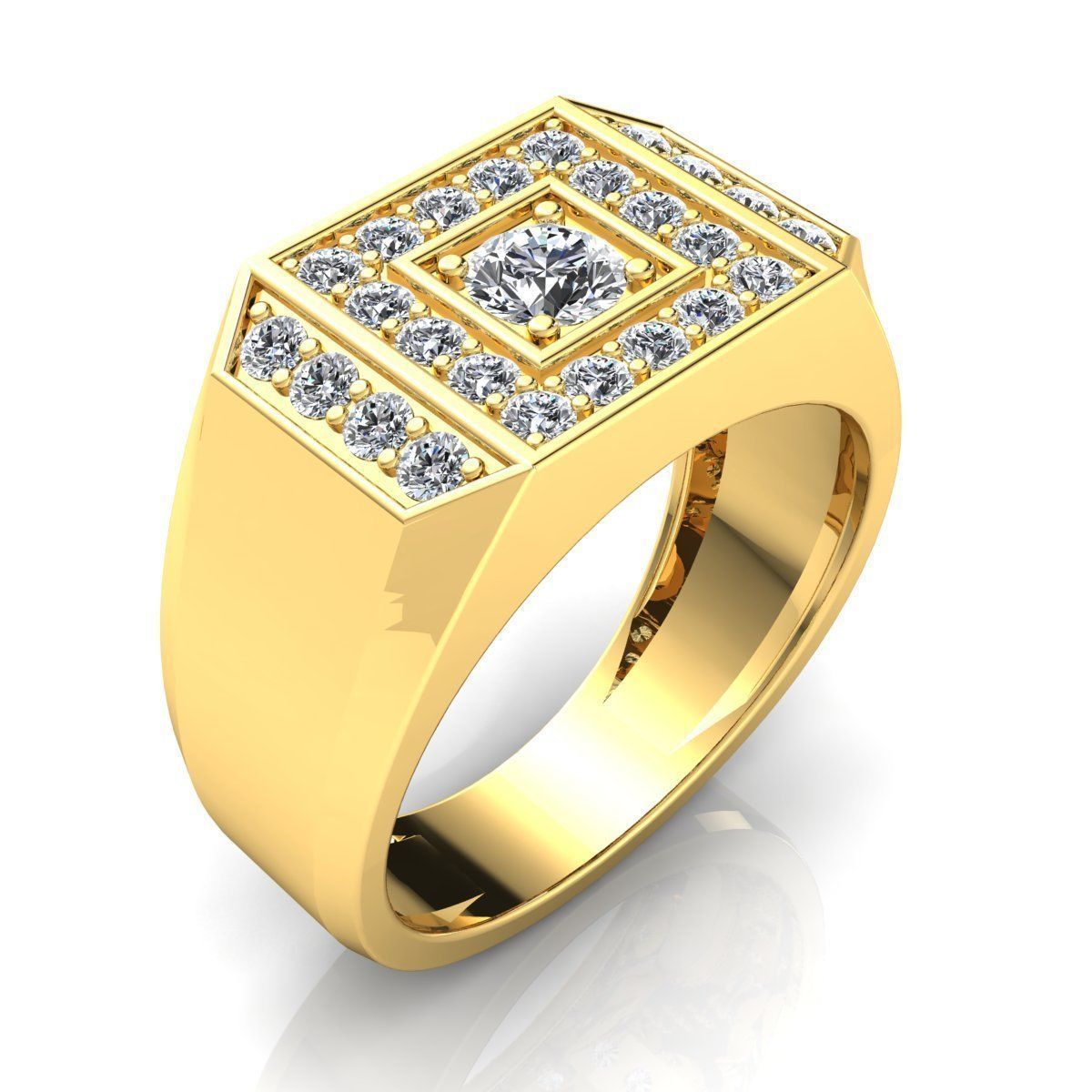 Mens Ring 3d Print Model 3D print model_3