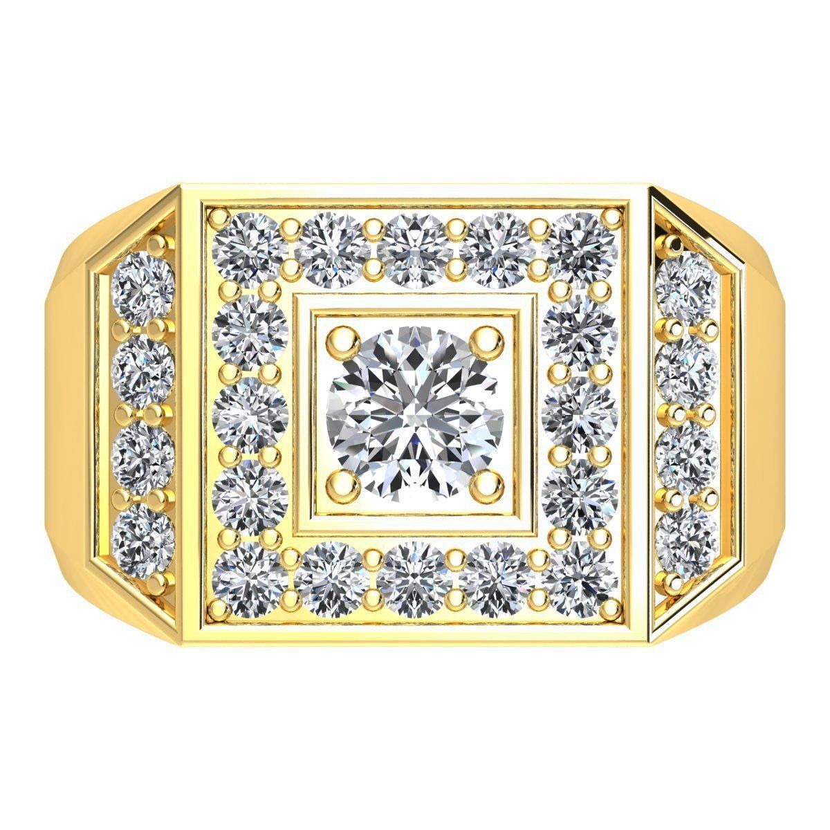 Mens Ring 3d Print Model 3D print model_9