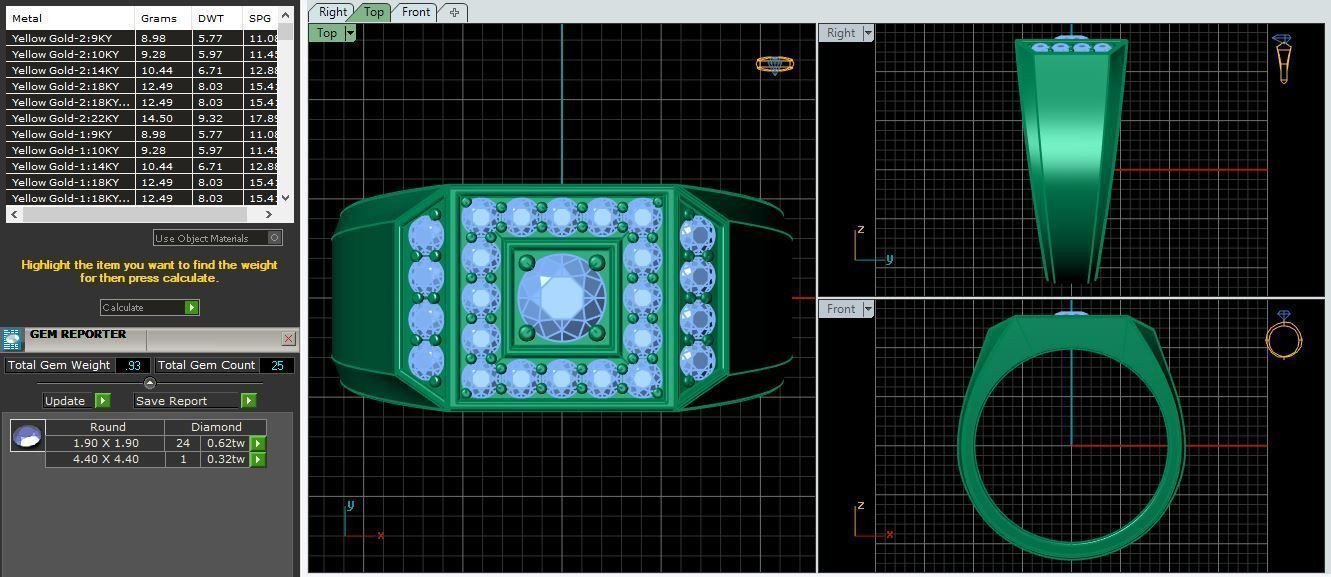 Mens Ring 3d Print Model 3D print model_1