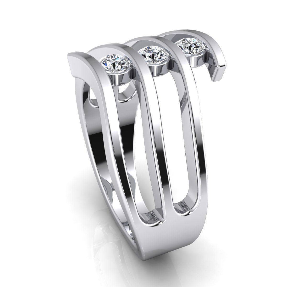 Woman Ring 3d Pring Model 3D print model_10