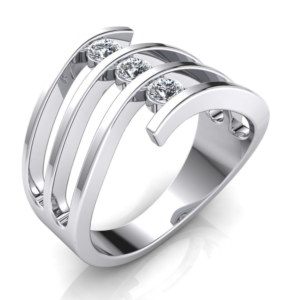 Woman Ring 3d Pring Model 3D print model_2
