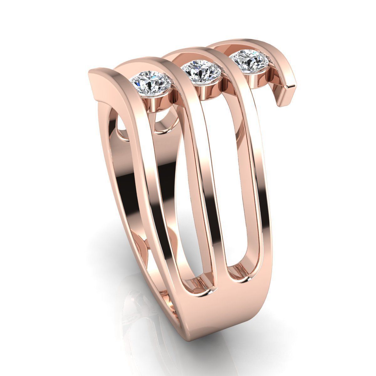 Woman Ring 3d Pring Model 3D print model_11