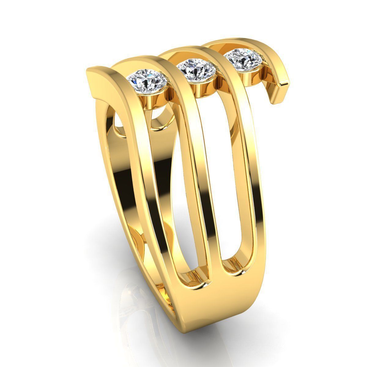 Woman Ring 3d Pring Model 3D print model_12