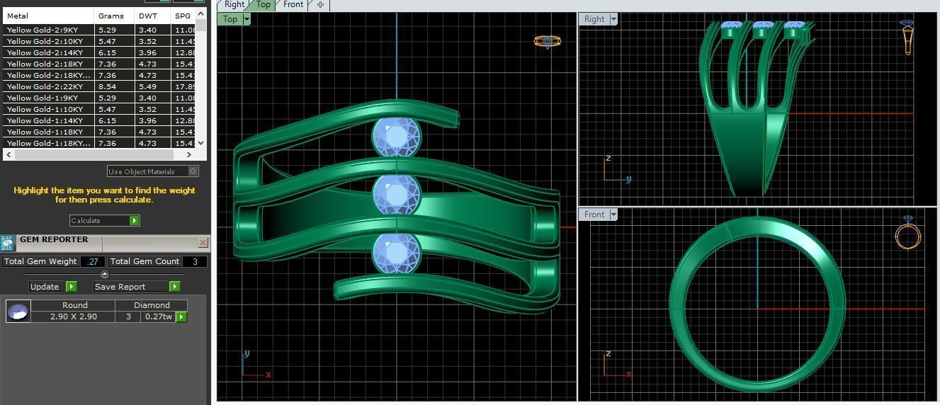 Woman Ring 3d Pring Model 3D print model_1