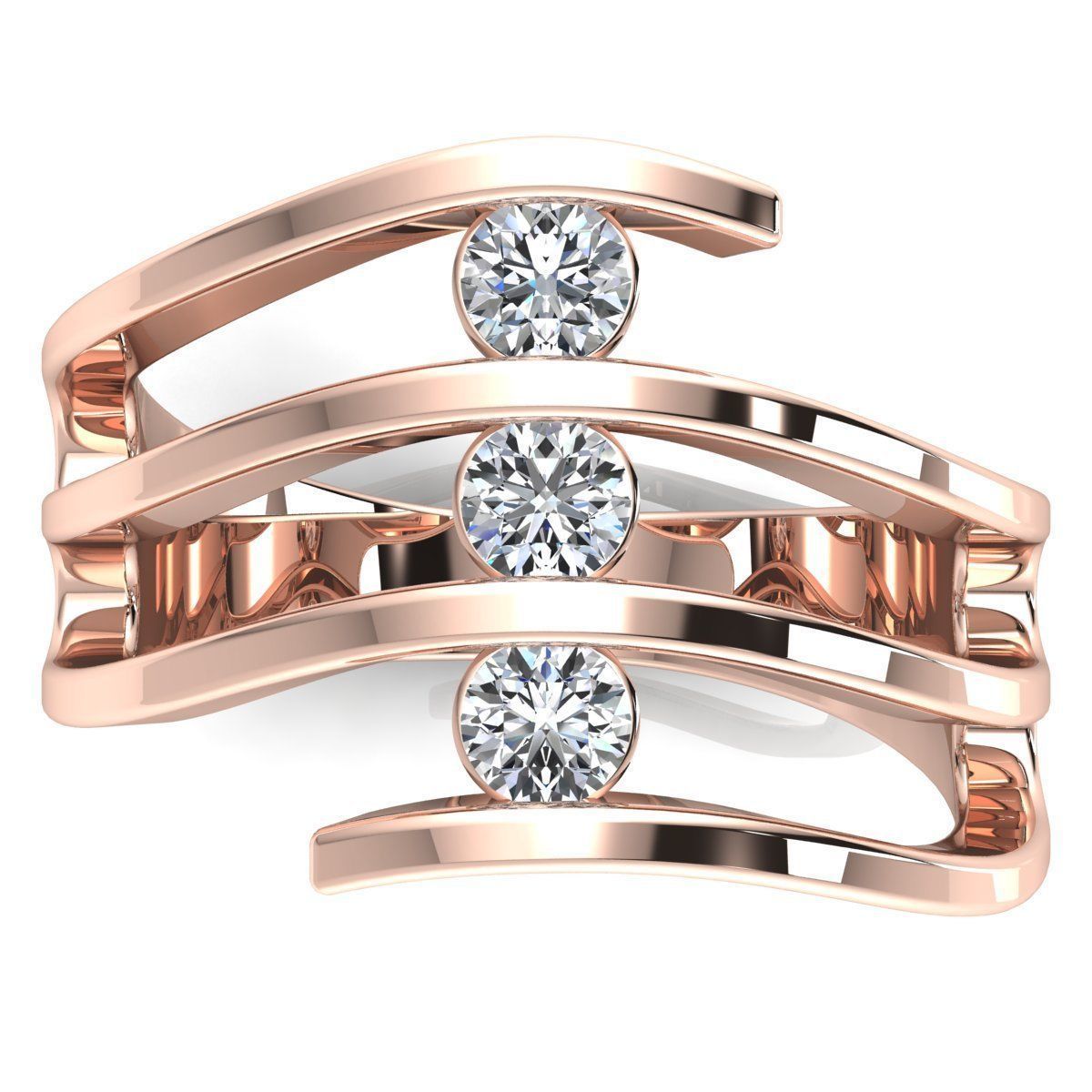 Woman Ring 3d Pring Model 3D print model_8