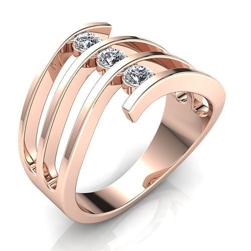 Woman Ring 3d Pring Model 3D print model