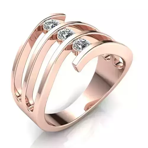 Woman Ring 3d Pring Model