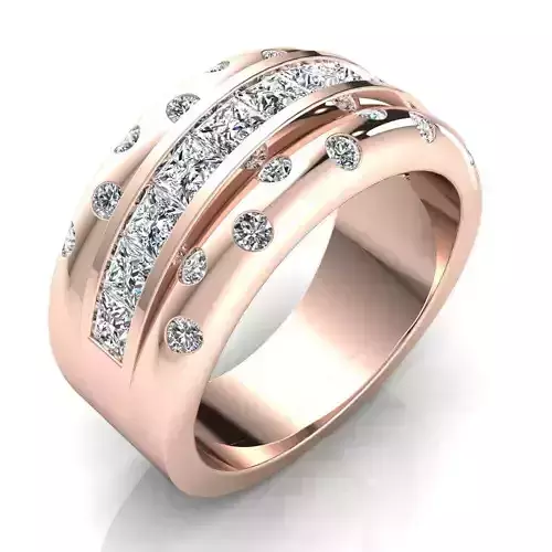 Woman Ring 3d Pring Model