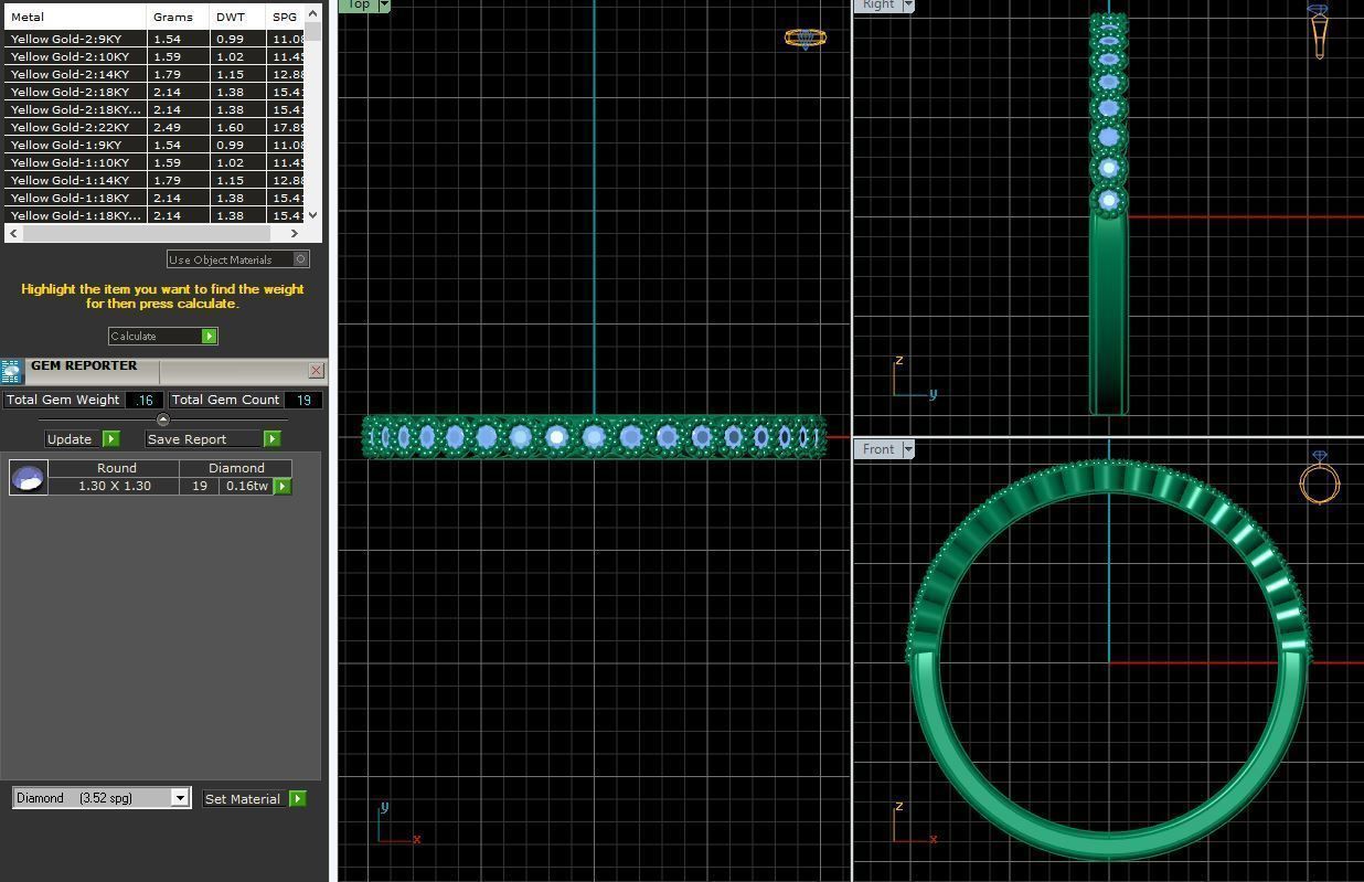 Woman Ring 3d Pring Model 3D print model_2