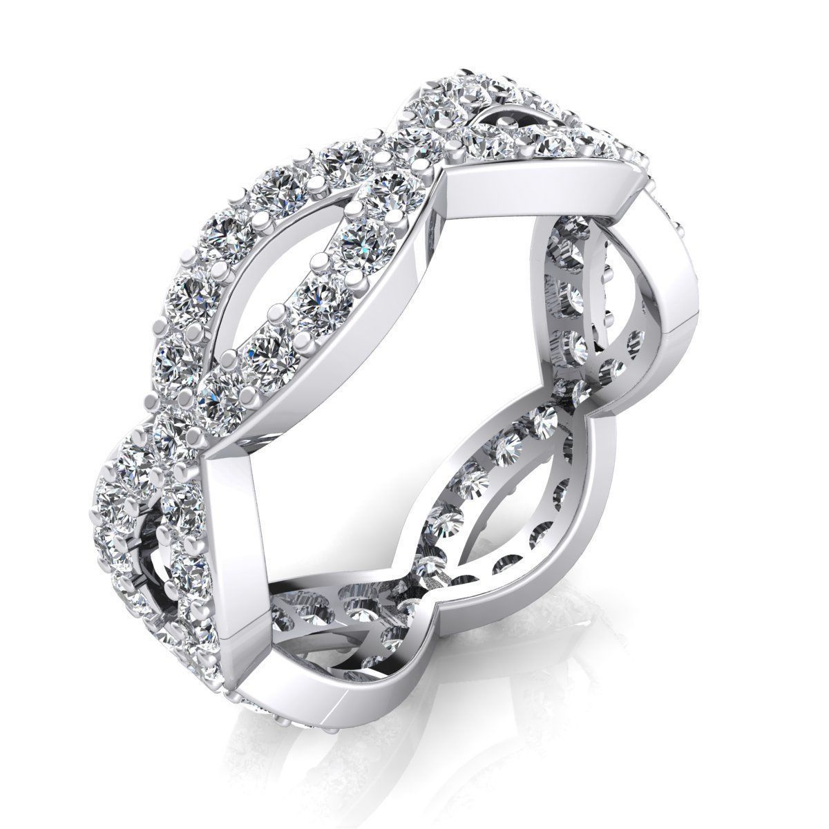 Woman Ring 3d Pring Model 3D print model_2