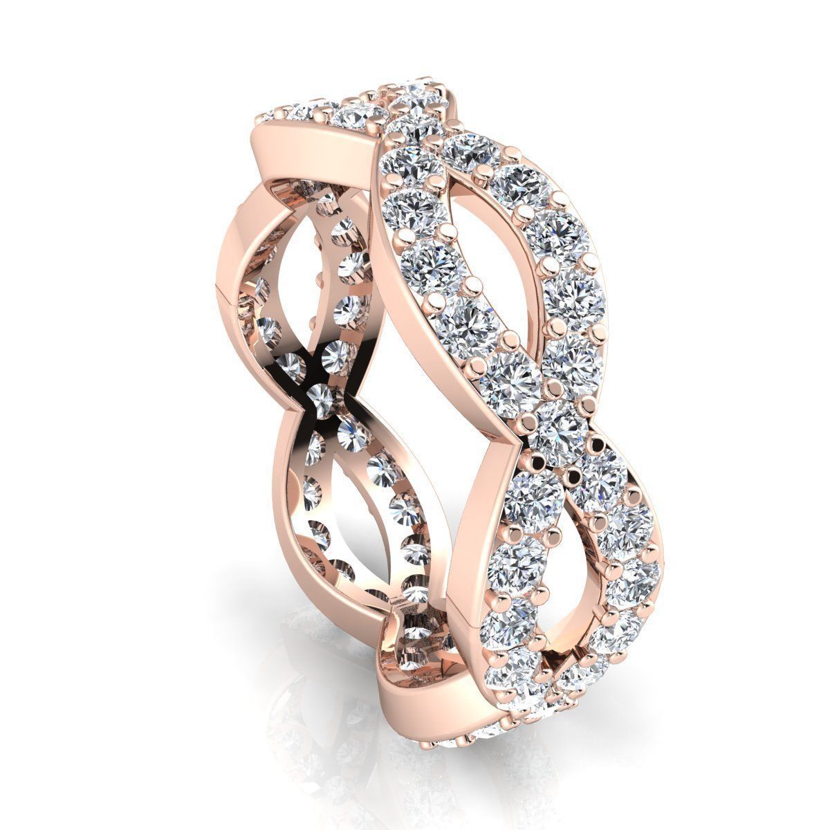 Woman Ring 3d Pring Model 3D print model_11