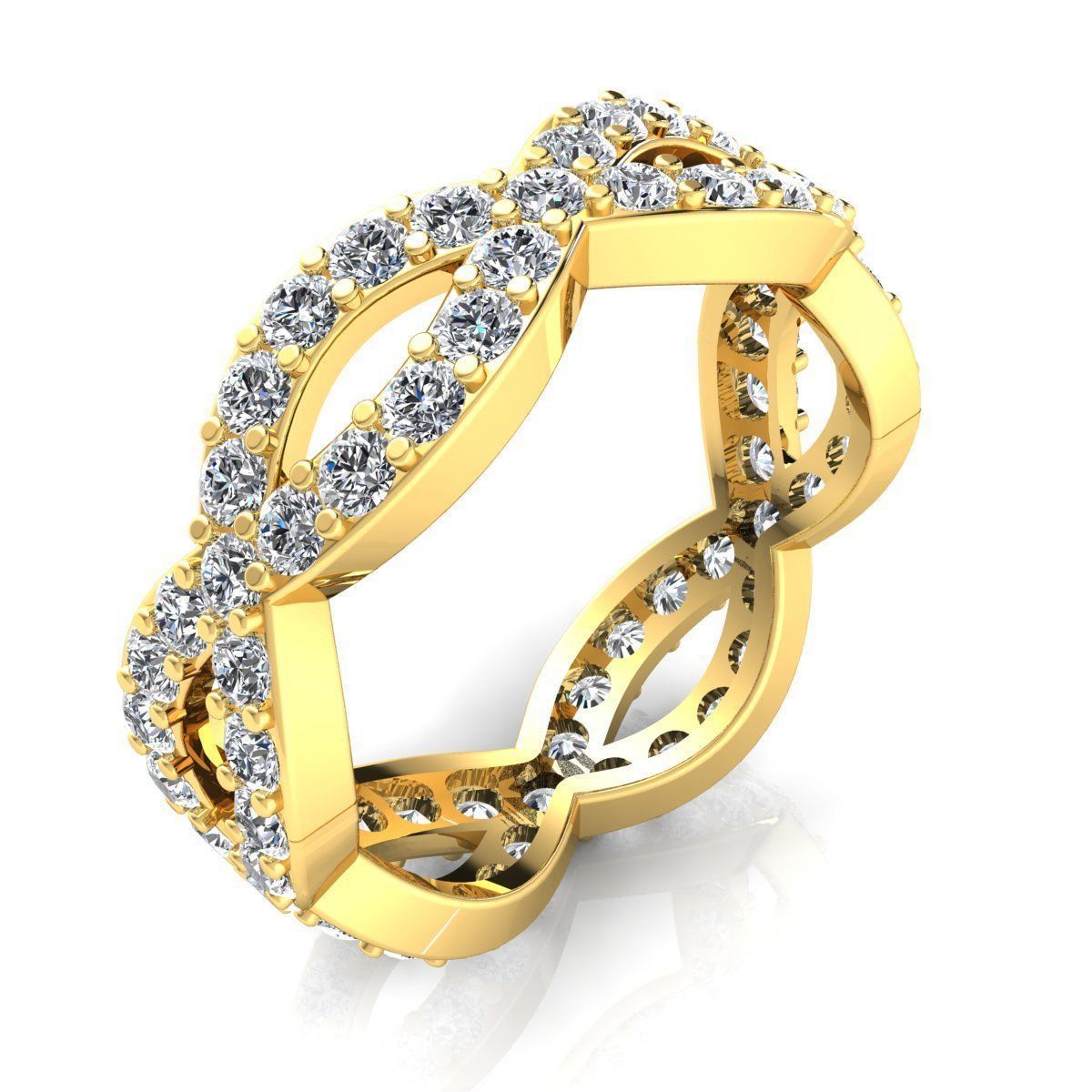 Woman Ring 3d Pring Model 3D print model_3