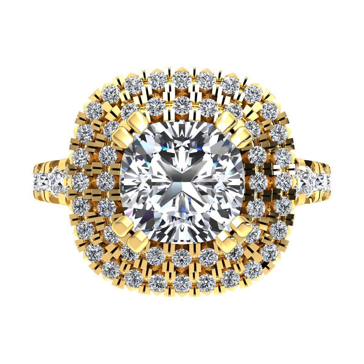 Engagement Ring 3d Print Model  3D print model_8