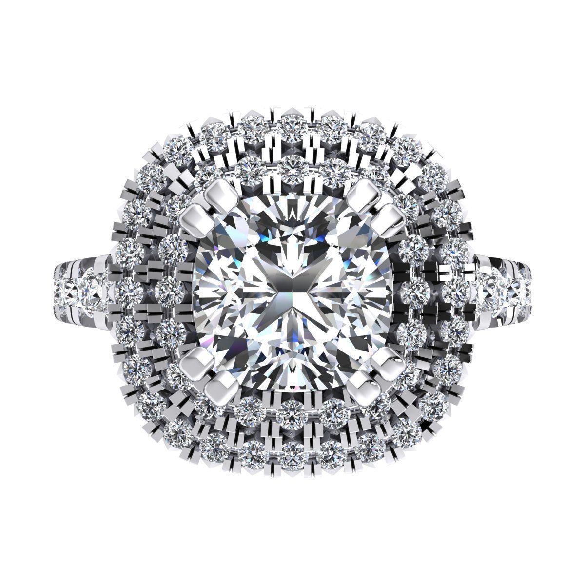 Engagement Ring 3d Print Model  3D print model_6