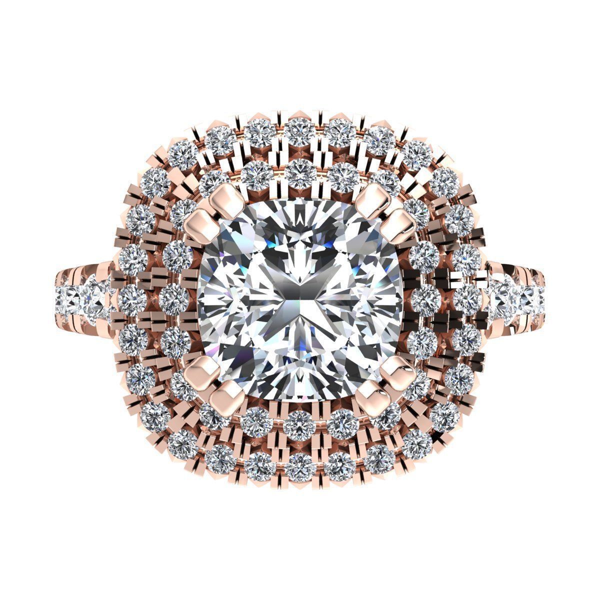 Engagement Ring 3d Print Model  3D print model_7