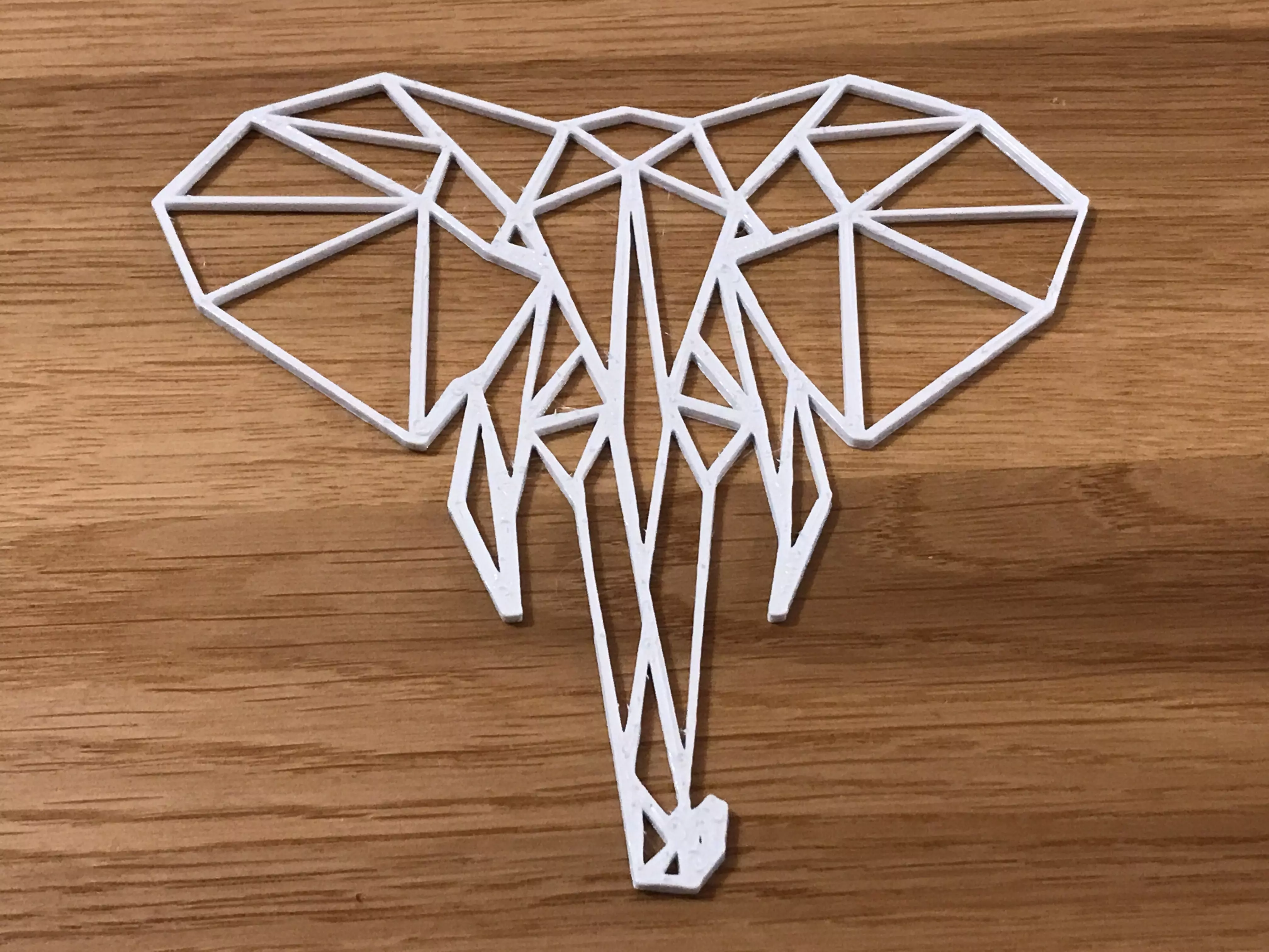 Geometric Elephant 3D print model
