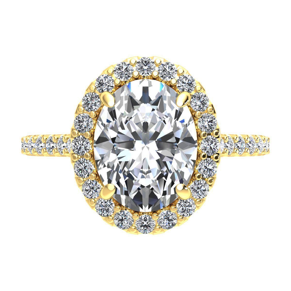 Engagement Ring 3d Print Model  3D print model_8