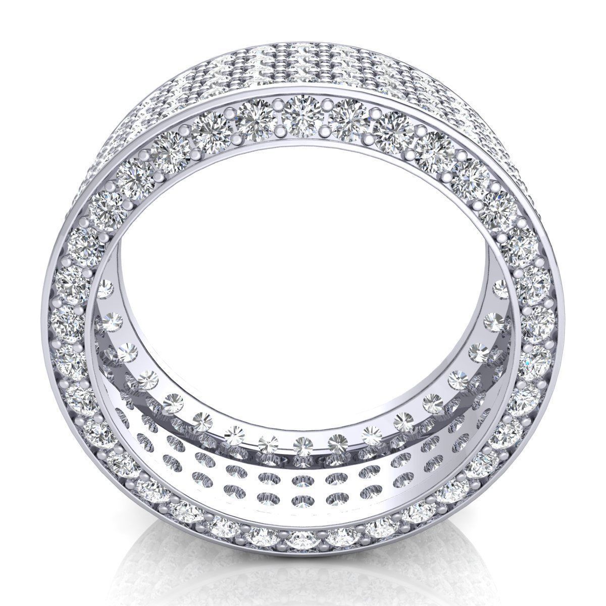 Woman Ring 3d Pring Model 3D print model_3