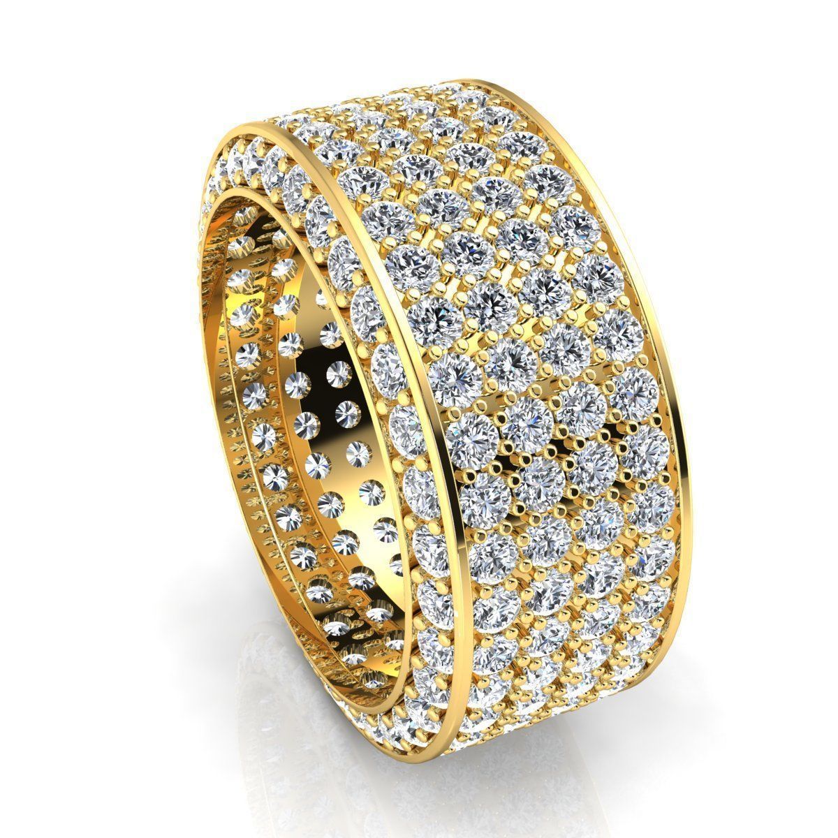 Woman Ring 3d Pring Model 3D print model_11