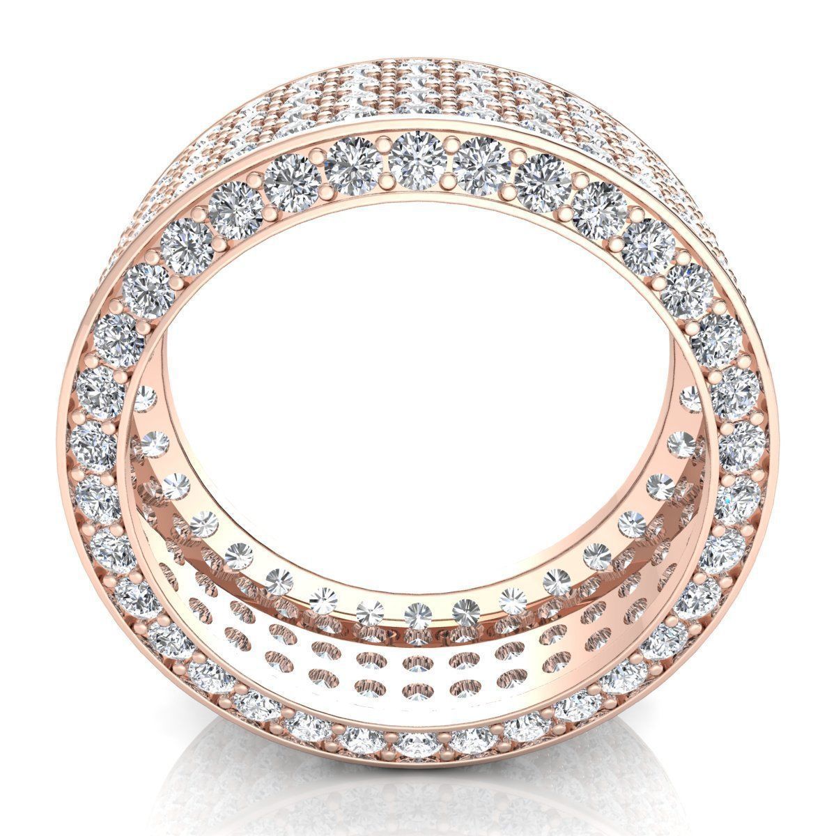 Woman Ring 3d Pring Model 3D print model_4