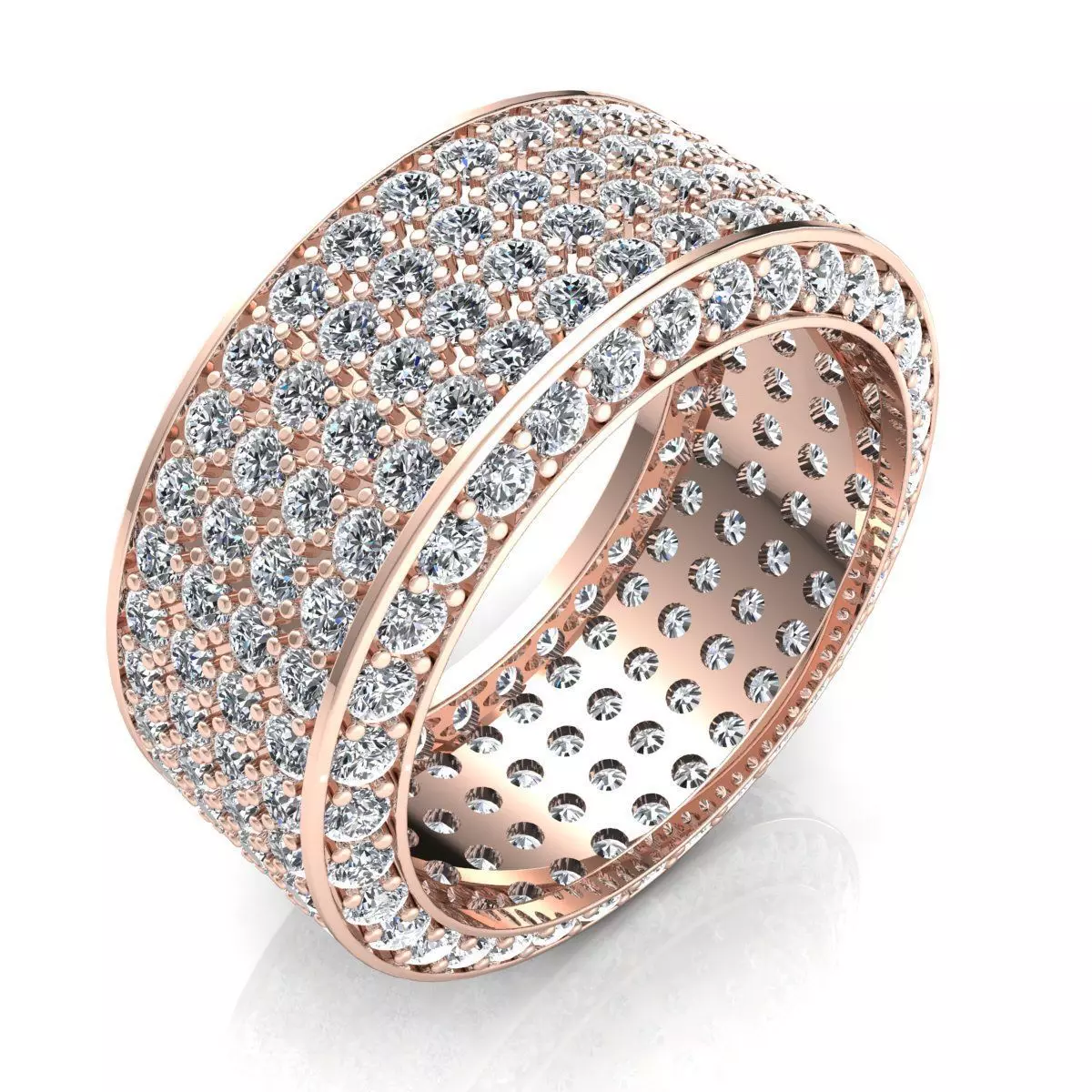 Woman Ring 3d Pring Model 3D print model_0