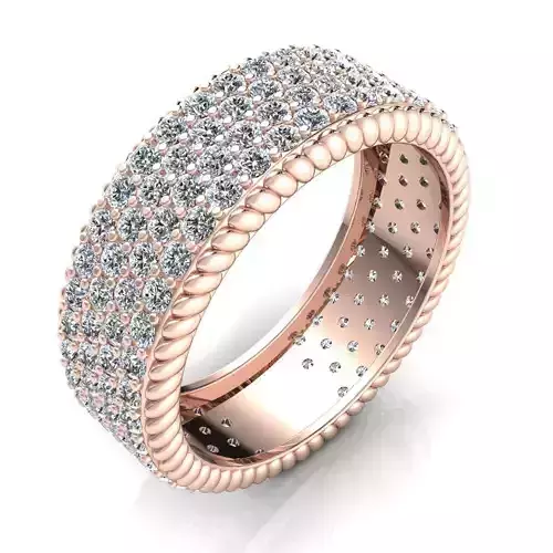 Woman Ring 3d Pring Model