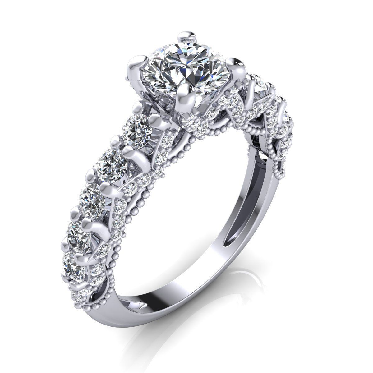 Engagement Ring 3dm Print Model  3D print model_1