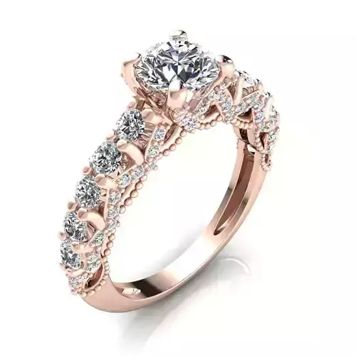 Engagement Ring 3dm Print Model  3D print model