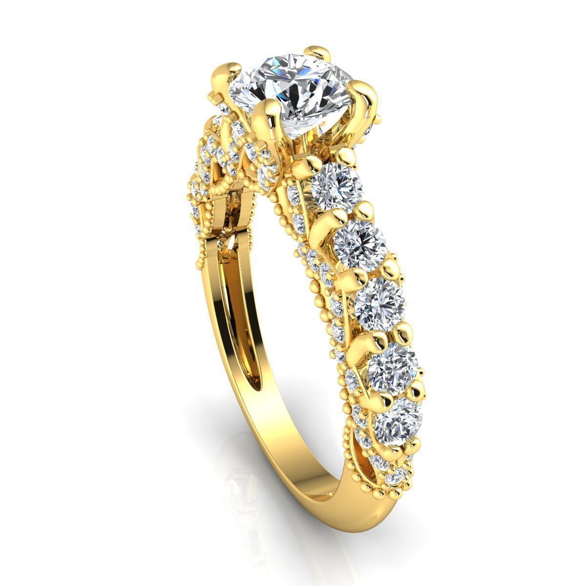 Engagement Ring 3dm Print Model  3D print model_11