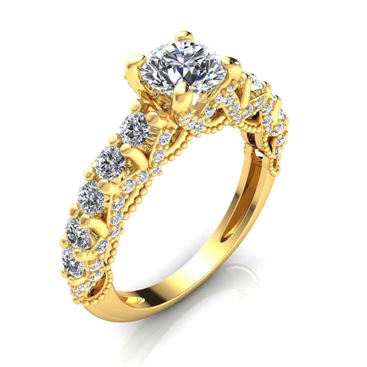 Engagement Ring 3dm Print Model  3D print model_2