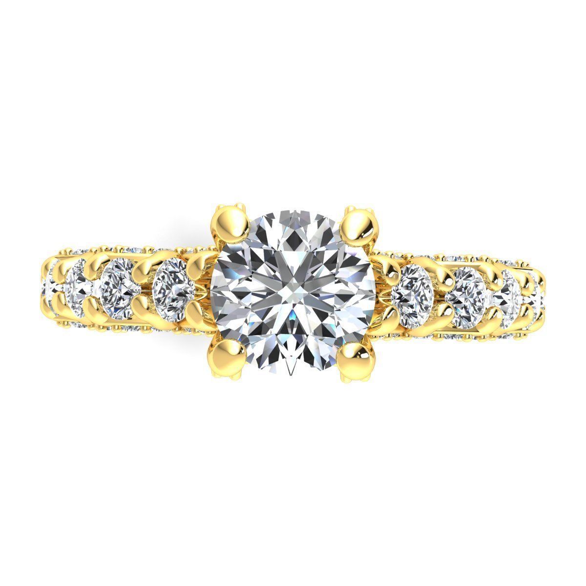 Engagement Ring 3dm Print Model  3D print model_8