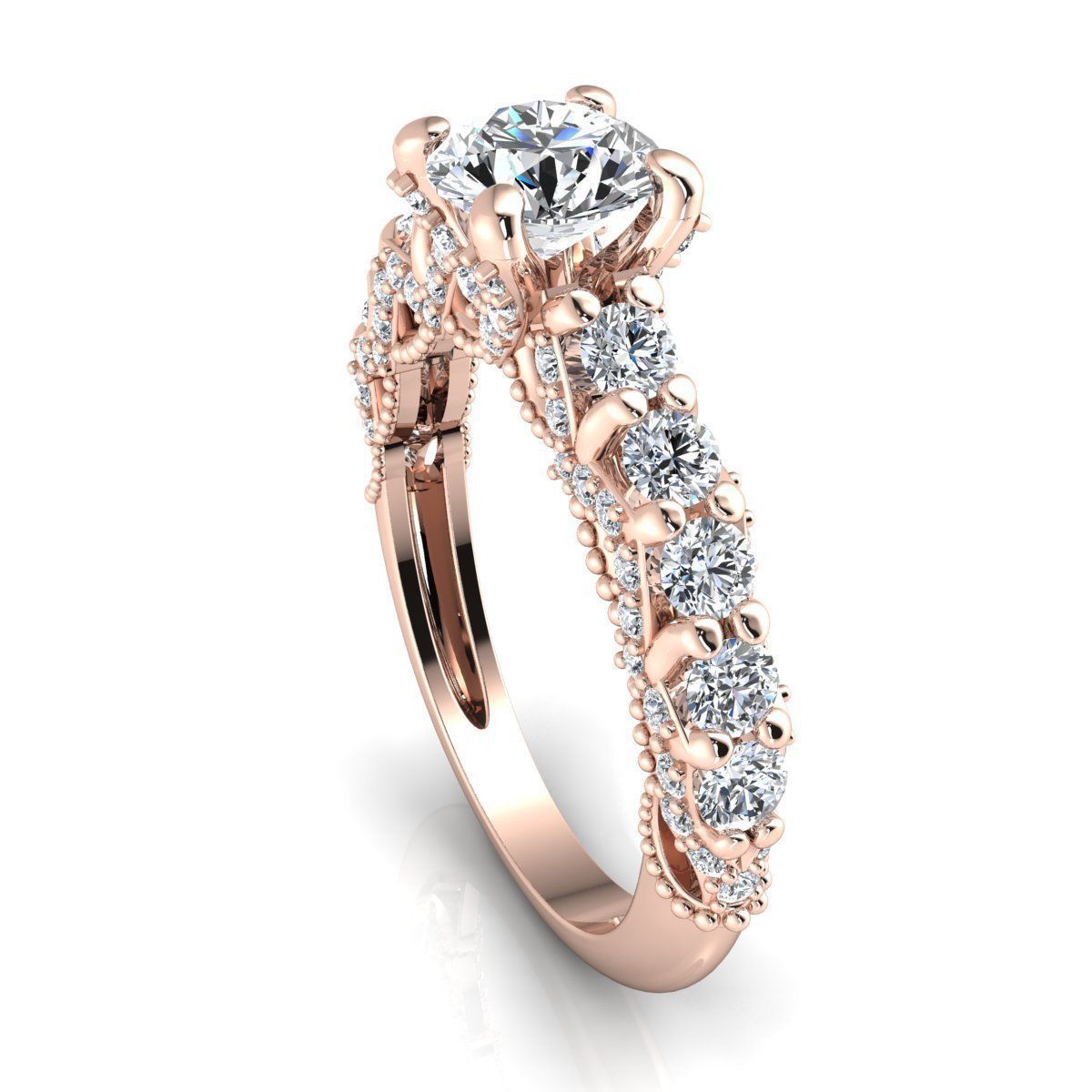 Engagement Ring 3dm Print Model  3D print model_10