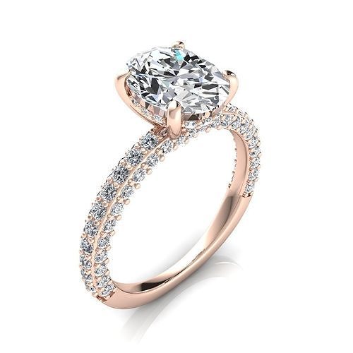 Engagement Ring 3dm print Model  3D print model