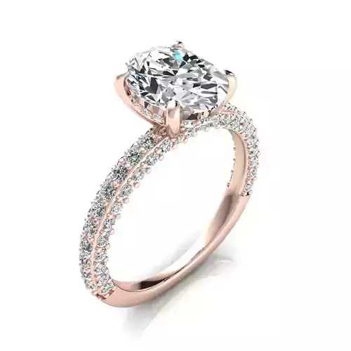 Engagement Ring 3dm print Model  3D print model