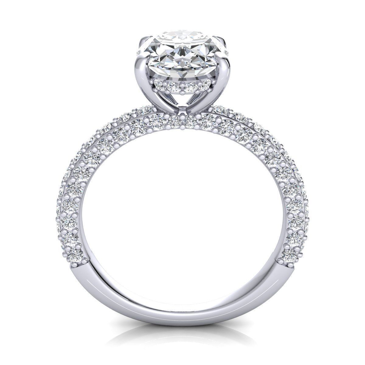 Engagement Ring 3dm print Model  3D print model_3