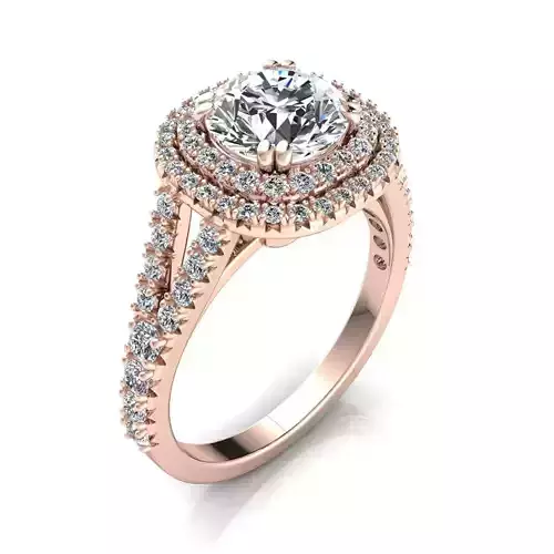 Woman Ring 3d Pring Model