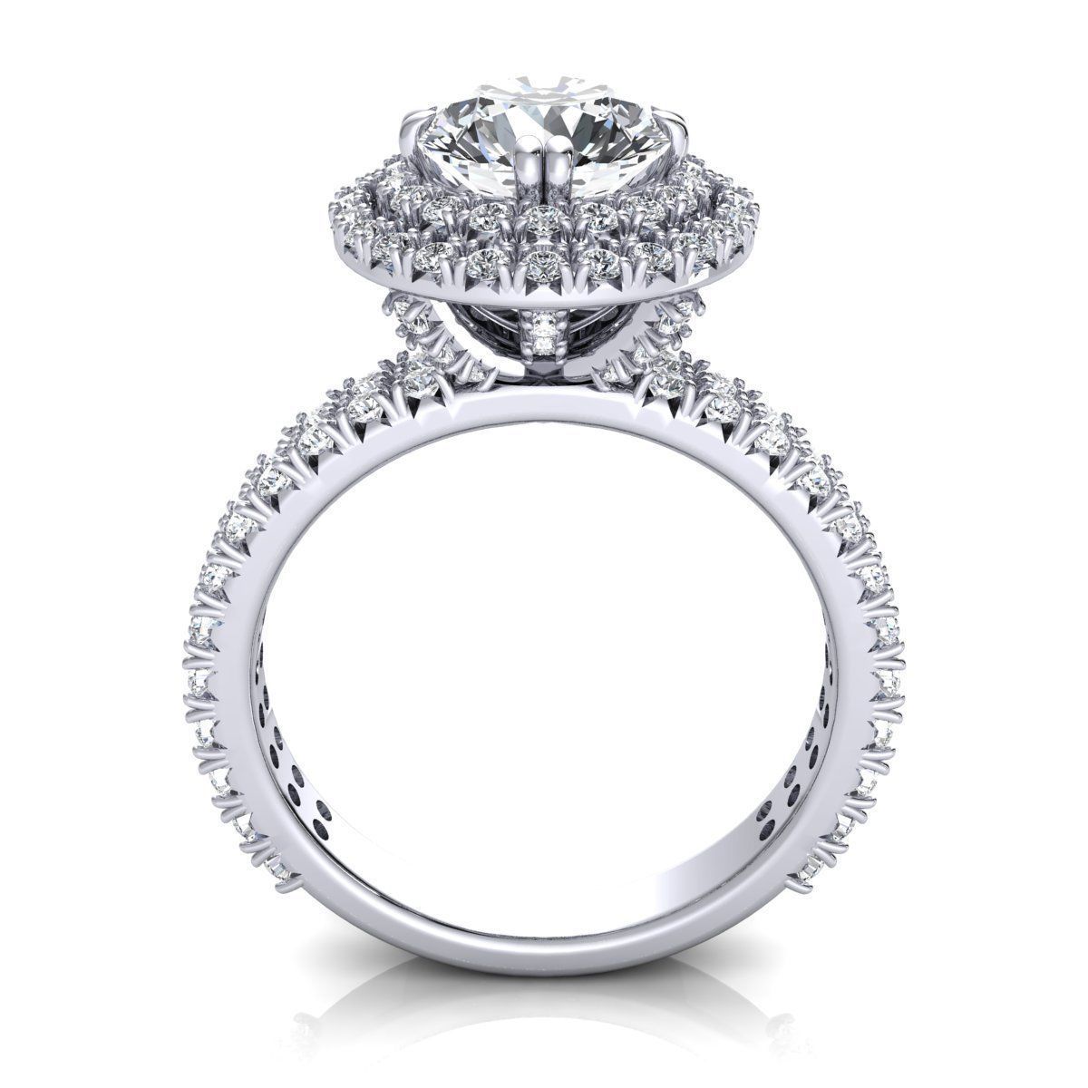 Engagement Ring 3dm print Model  3D print model_3