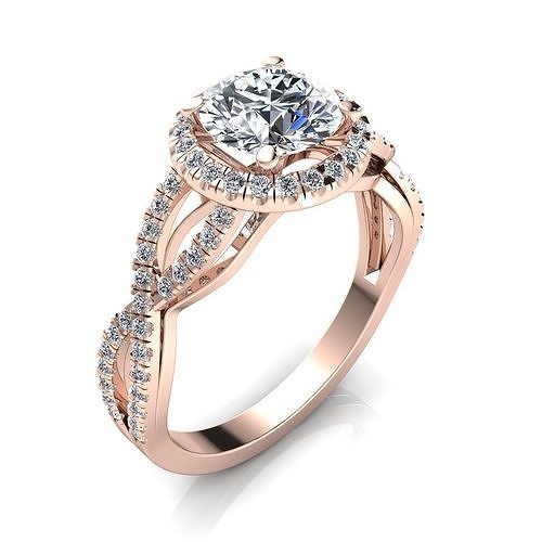 Engagement Ring 3dm Print Model  3D print model