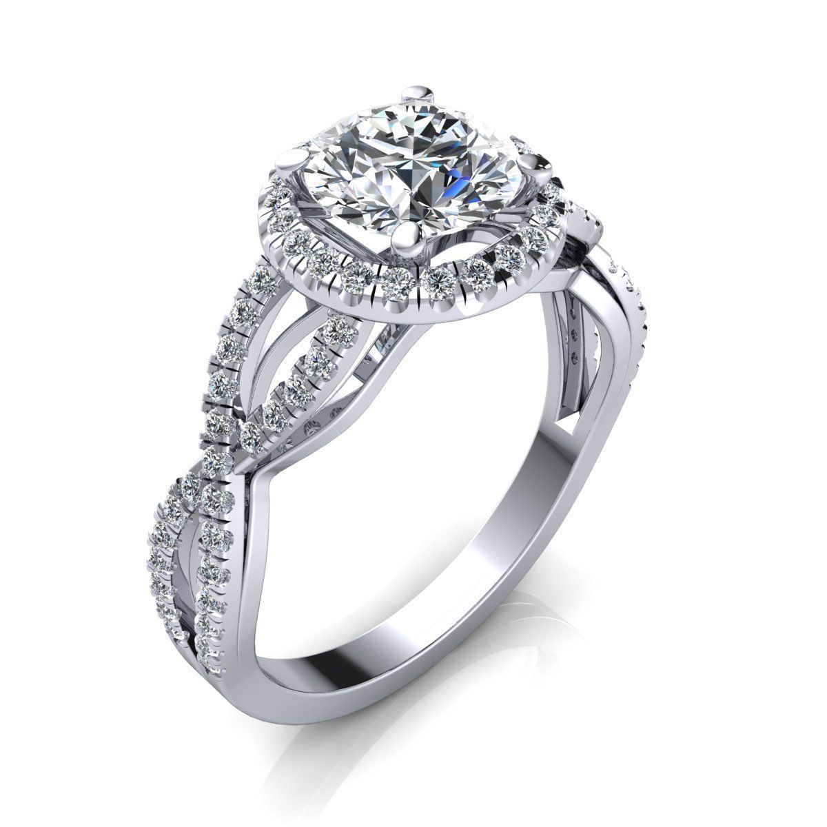 Engagement Ring 3dm Print Model  3D print model_1