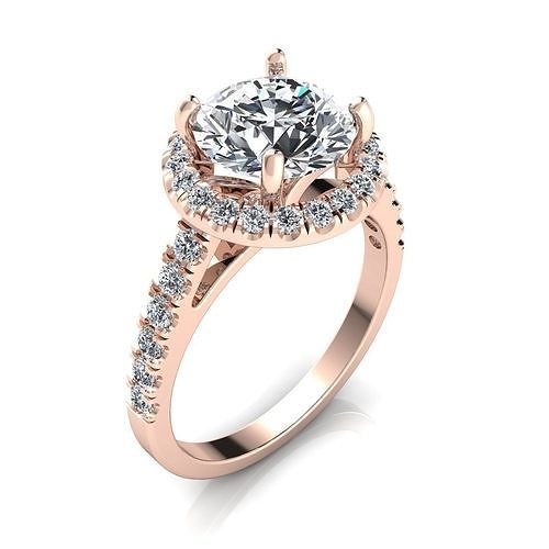 Engagement Woman Ring 3d Pring Model 3D print model