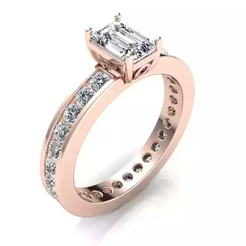 Woman Ring 3d Pring Model