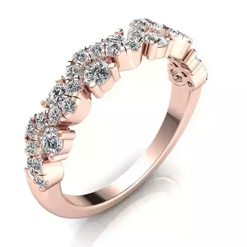 Woman Ring 3d Pring Model