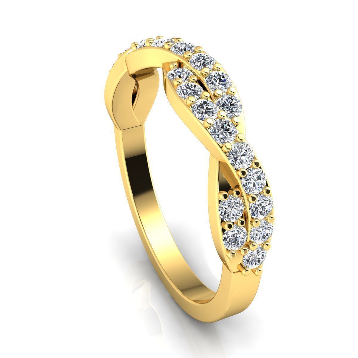 Woman Ring 3d Pring Model 3D print model_11