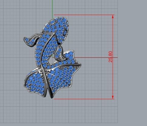 pendant jewelry  3D print model_2