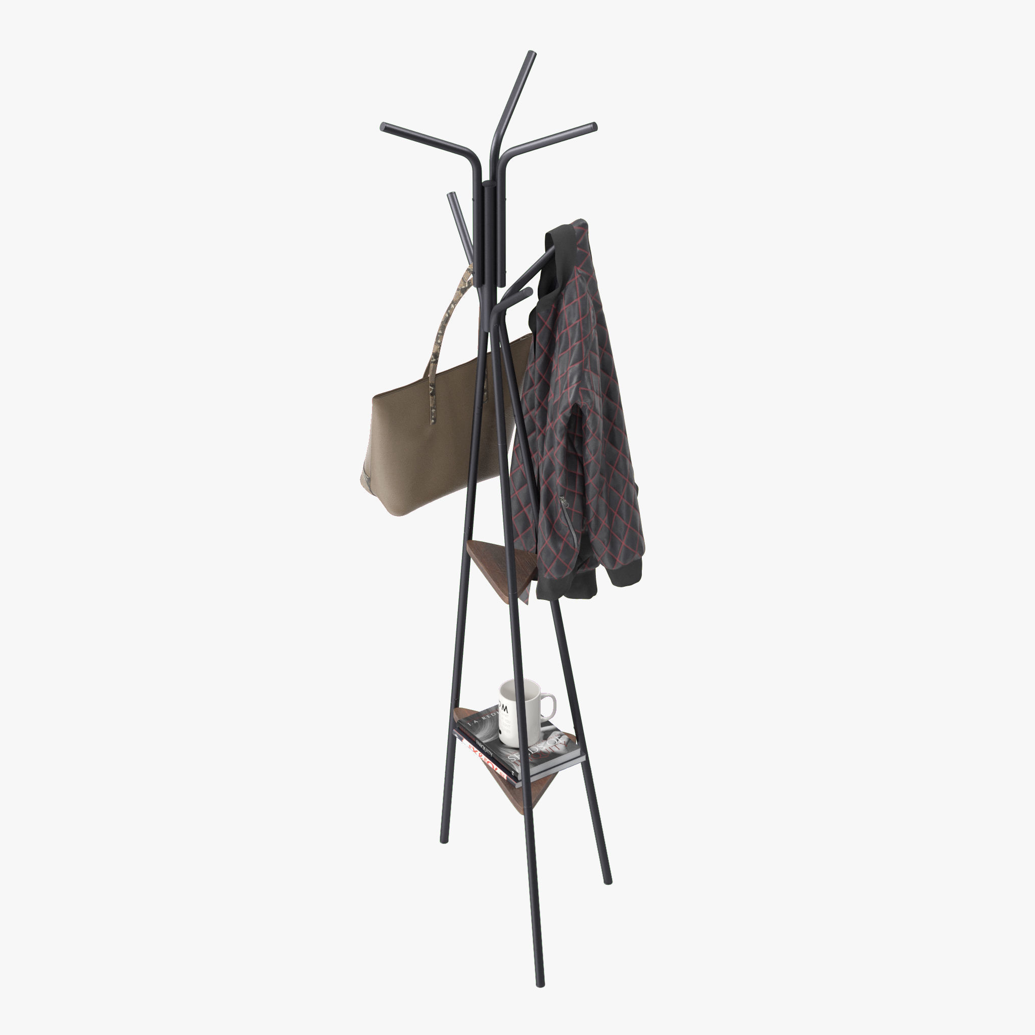 Valdosta Coat Rack 3D model_8