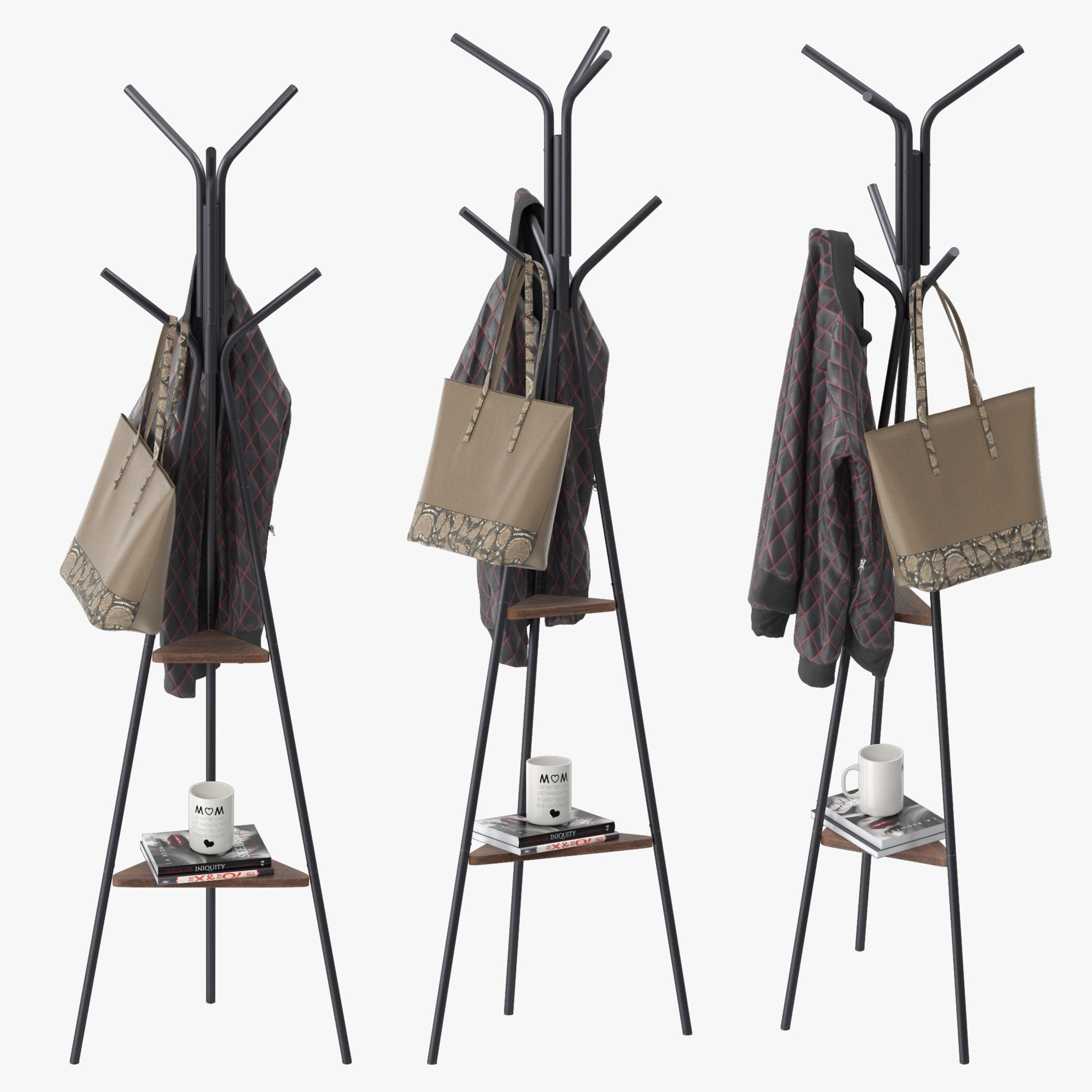 Valdosta Coat Rack 3D model_1