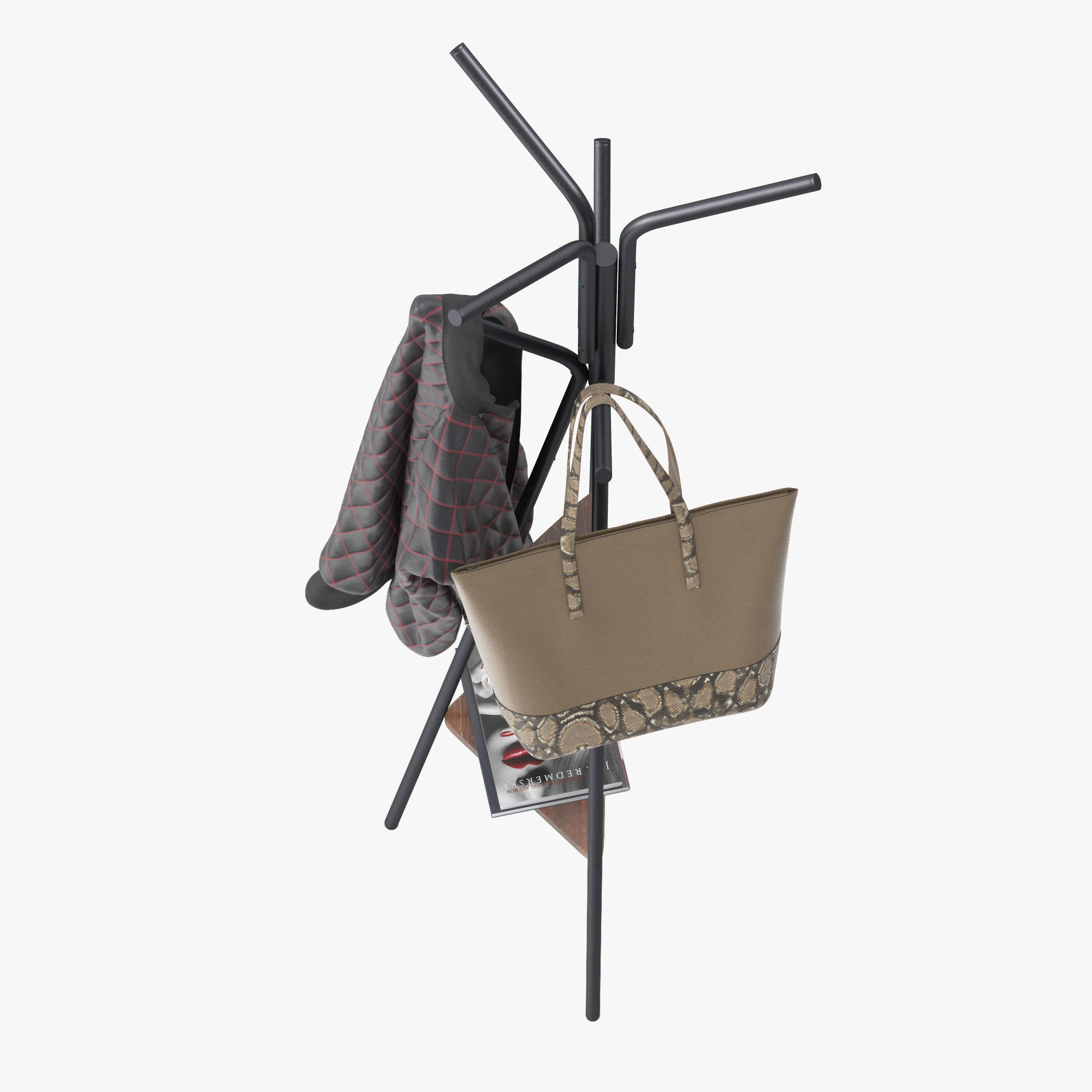 Valdosta Coat Rack 3D model_9