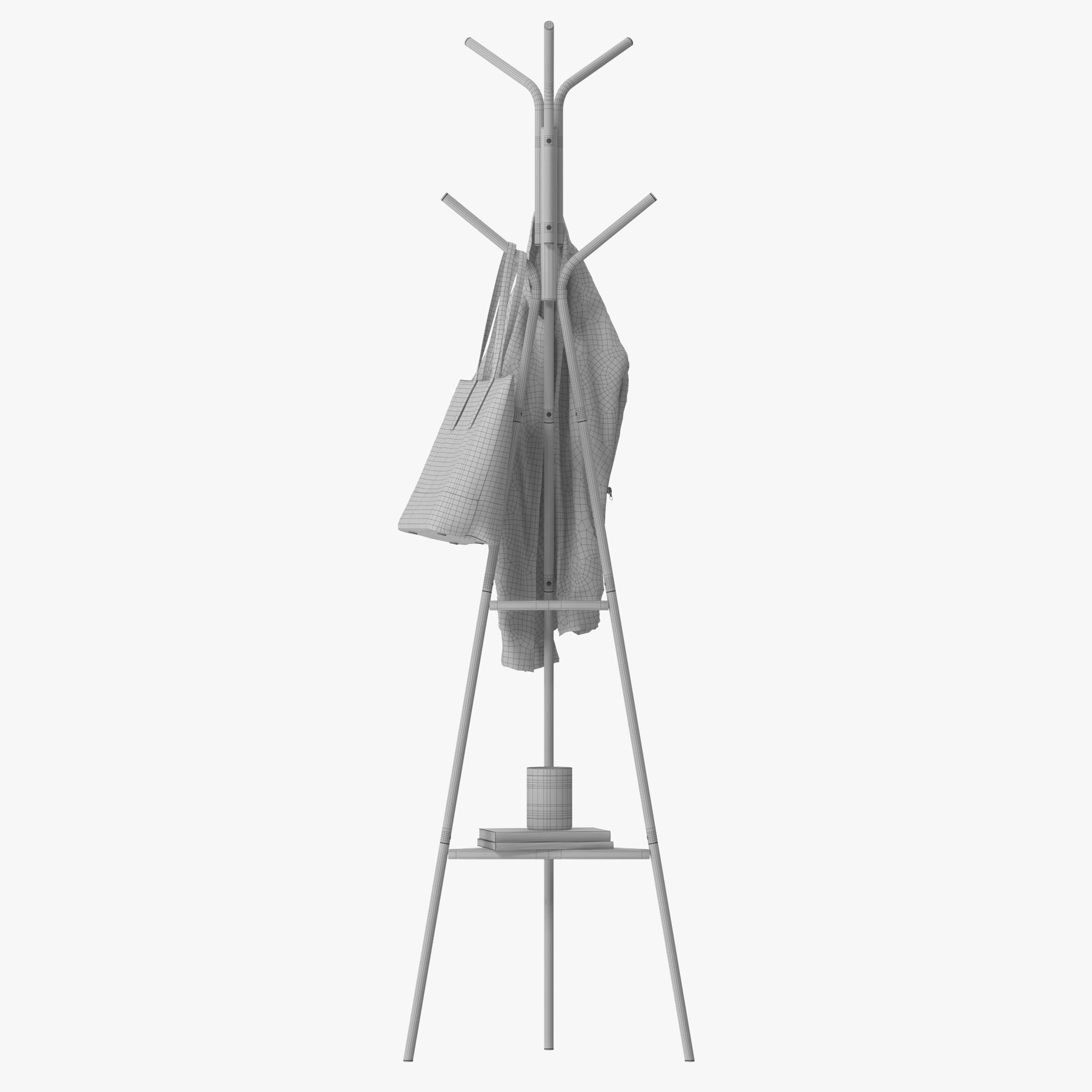 Valdosta Coat Rack 3D model_11