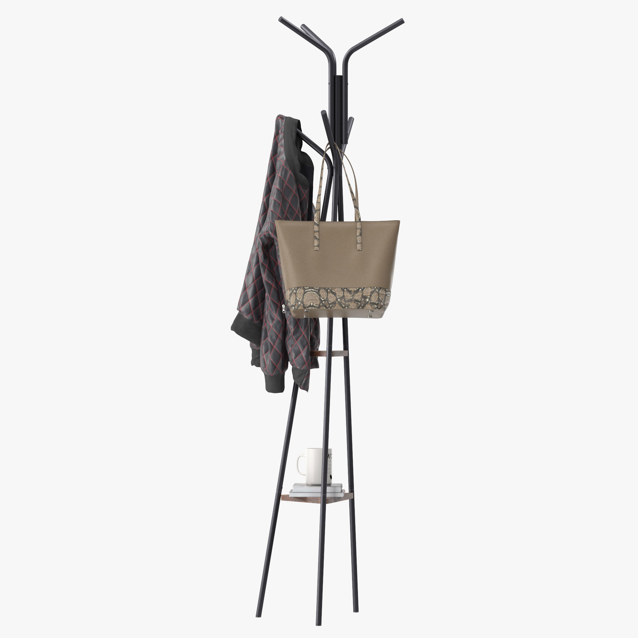 Valdosta Coat Rack 3D model_4